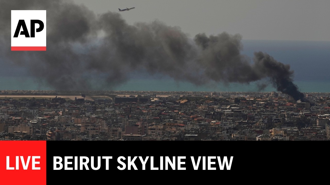 LIVE: Beirut skyline as Israel strikes Lebanon
