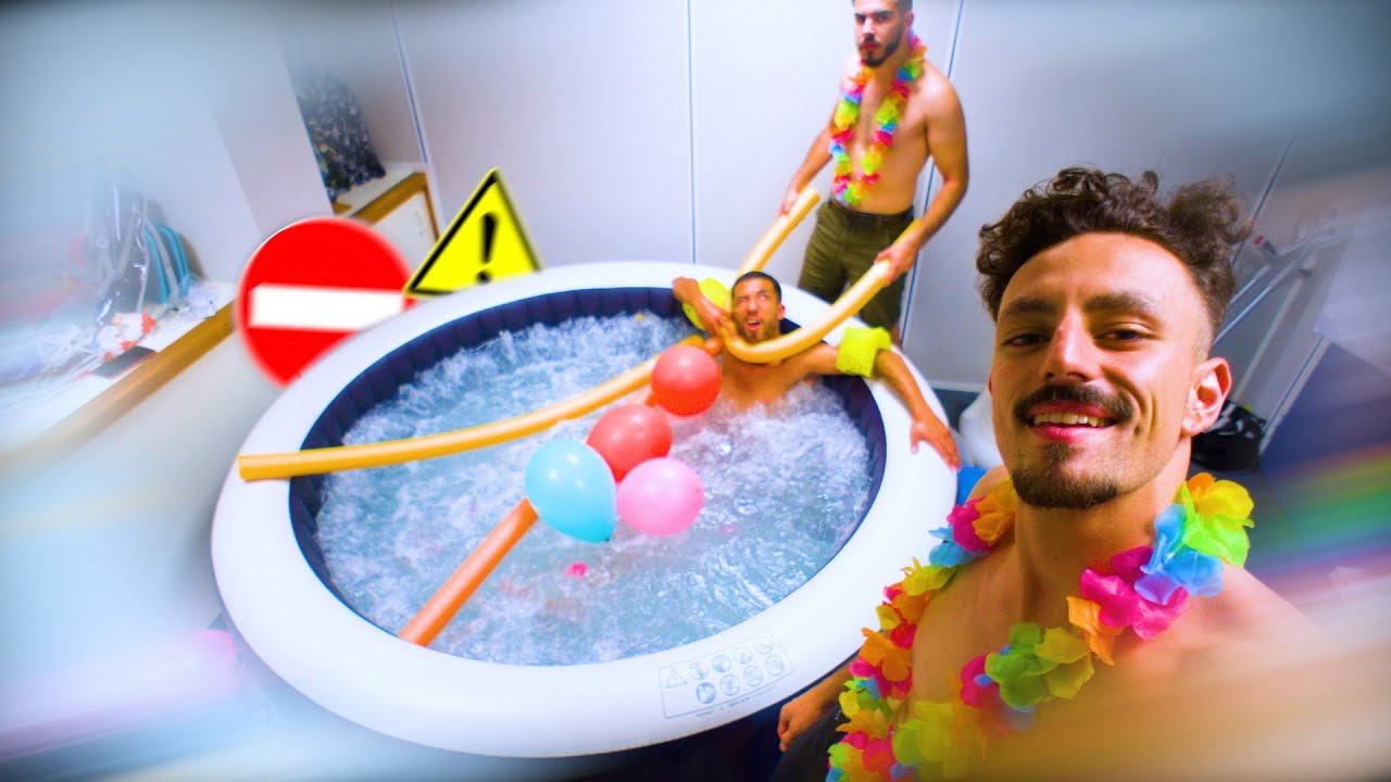 ON A FOUTU UN JACUZZI DANS LE BUREAU (c'est bon ?)
