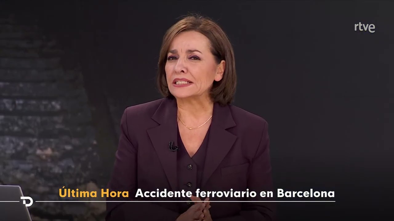 Avance Informativo TVE - Accidente ferroviario en Barcelona (20/01/2026)