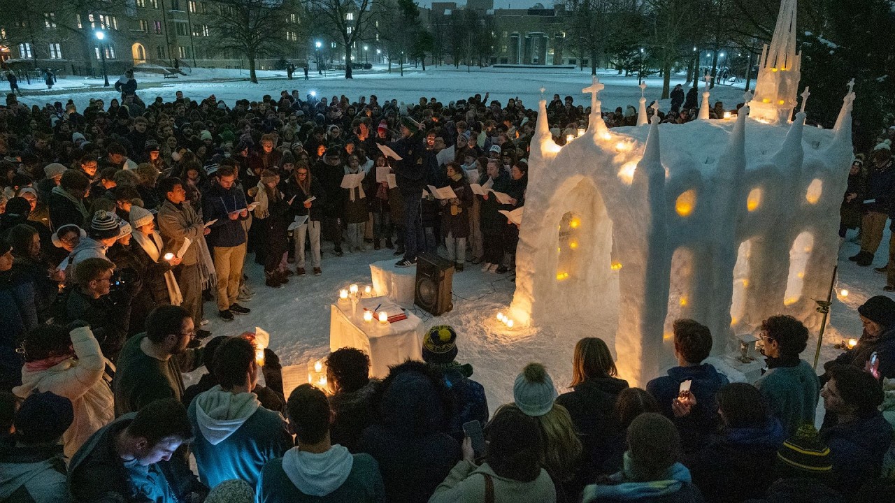 Ice Chapel Mass at Notre Dame - Full Video