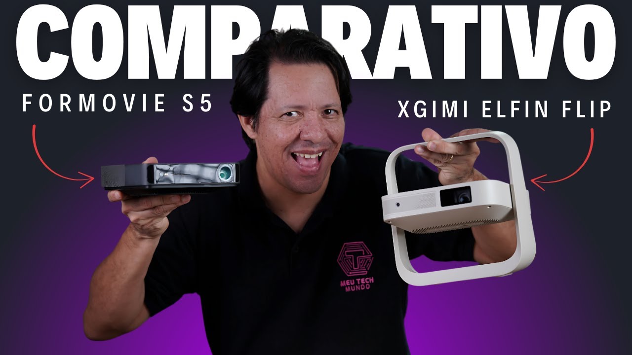 XGIMI Elfin Flip vs Formovie S5 – Qual o melhor projetor compacto? Comparativo completo!