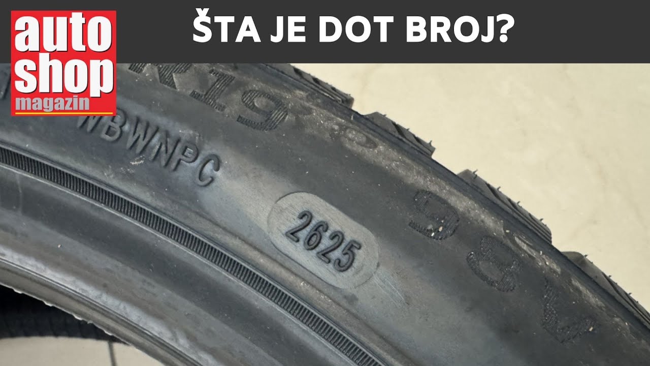 Koliko se dugo pneumatik smatra novim i šta je DOT broj ASM 1246
