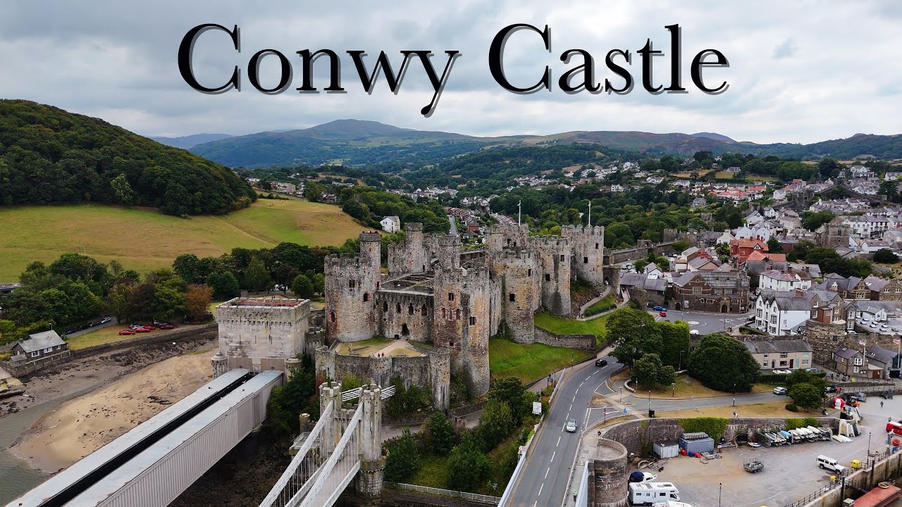 Exploring Conwy Castle: Aerial Adventures with the DJI Mini 4 PRO