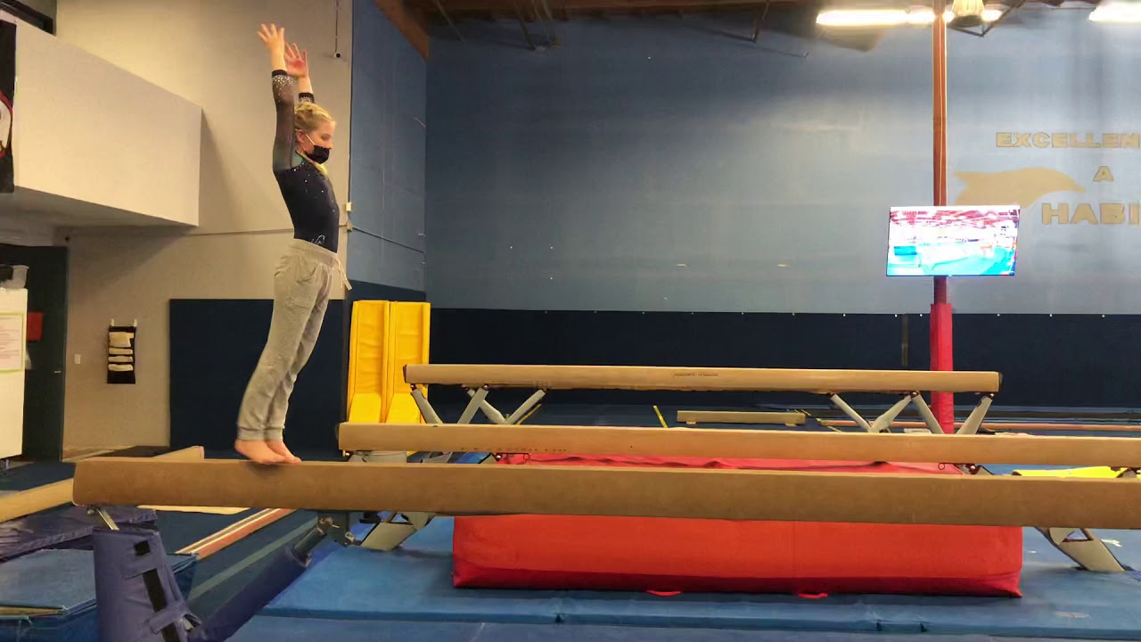 Xcel Gold Beam Routine 2021