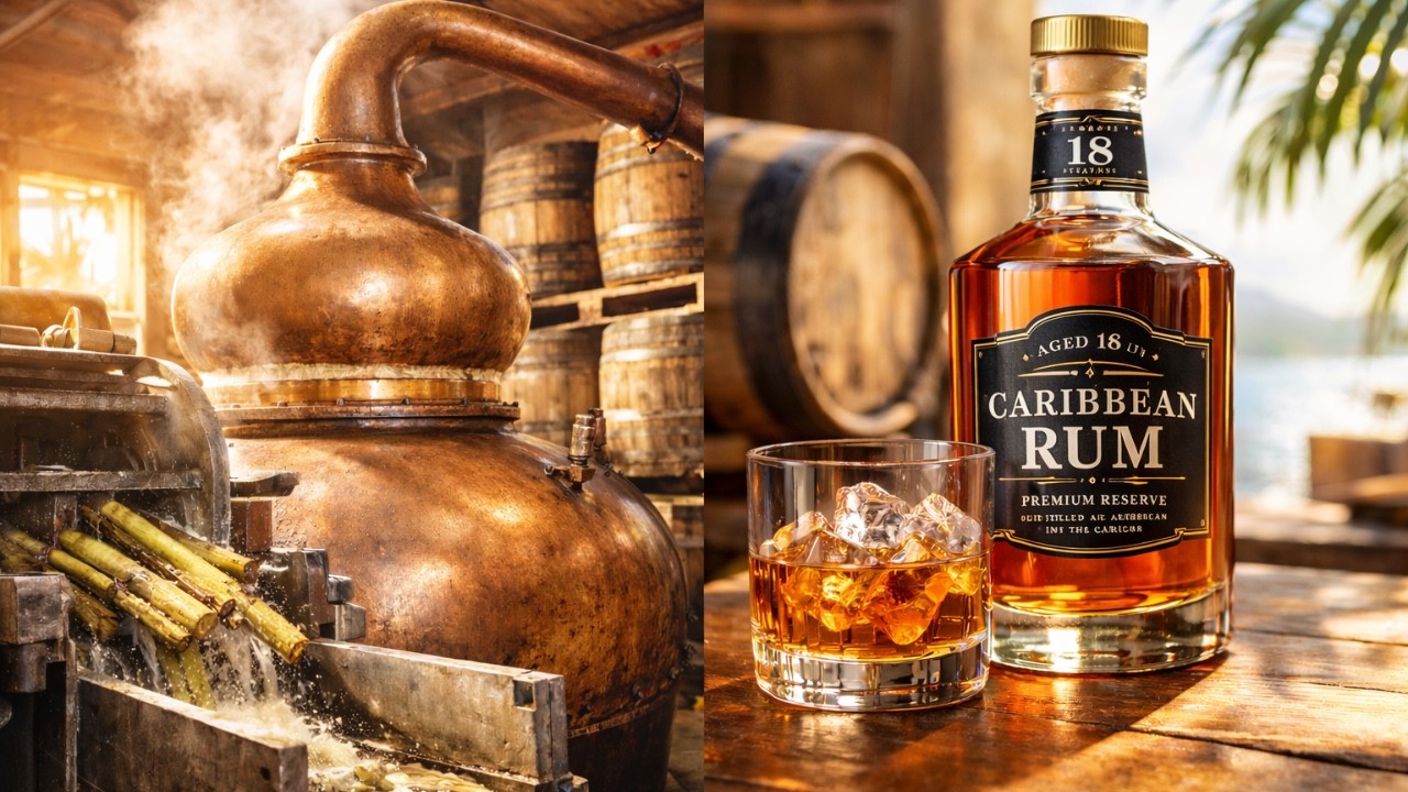Inside the Rum Factory 🥃 How Caribbean Rum Is Made (Full Production Process)
