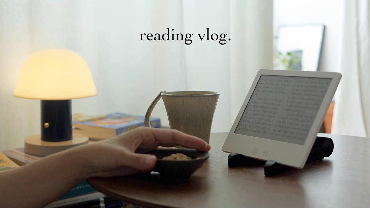 reading vlog. 봄맞이 독서🌱 고양이들을 위한 식집사 도전(feat.선데이플래닛47)