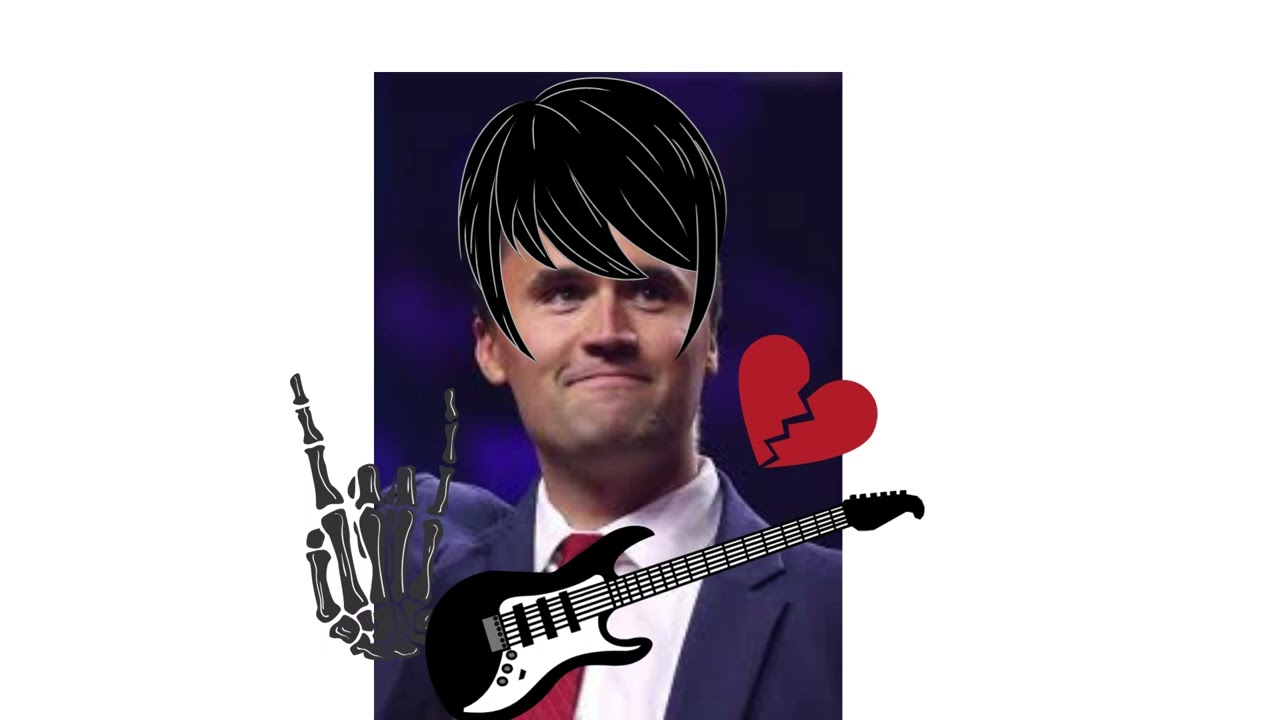 we are charlie kirk if it was made by a 2000s pop-punk band