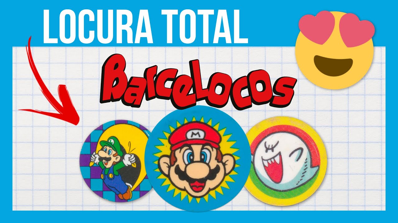 TAZOS BARCELOCOS - MAXIBARCEL MARIO BROS (1994), la PROMOCIÓN nos volvió a todos locos (de amor) 😍