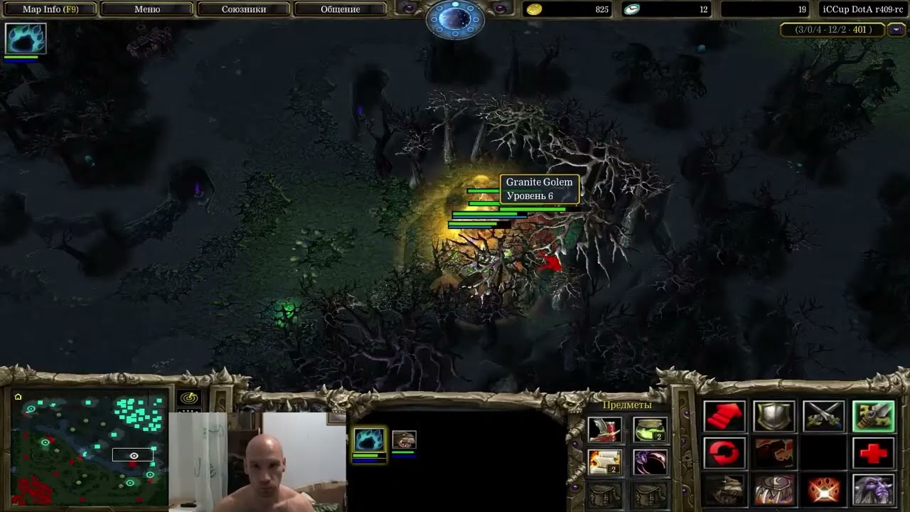 Lone Druid(Syllabear) 12 слотов. ICCUP DOTA 1.