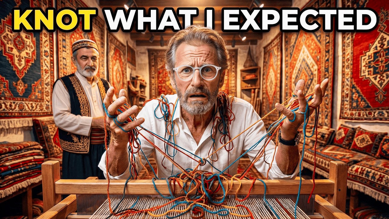 Насколько сложно соткать турецкий ковер?