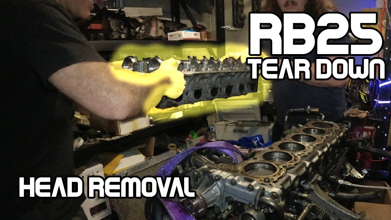 RB25 Head Removal - Tear Down Continued
