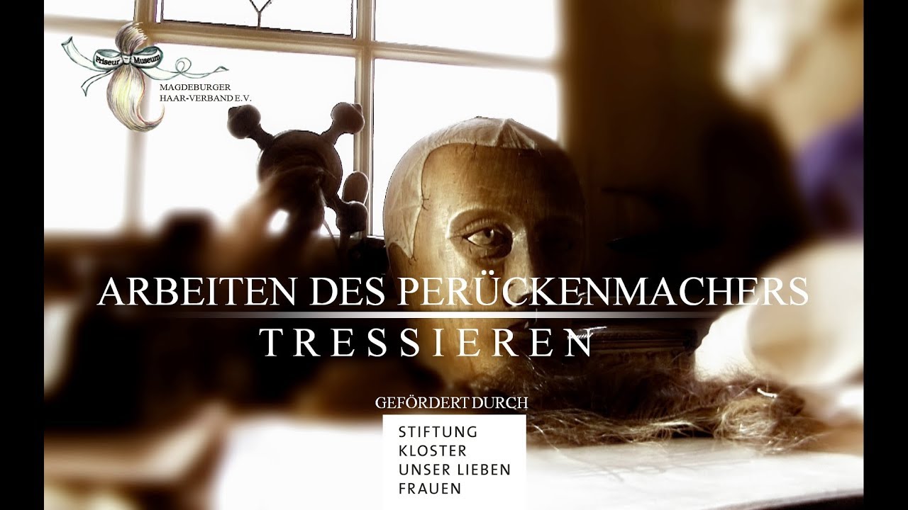 Arbeiten des Perückenmacher | Tressieren