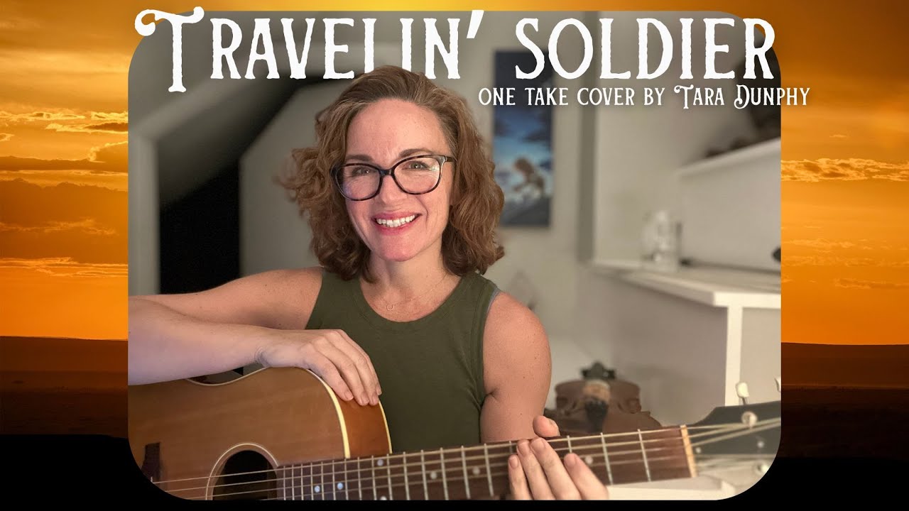 Travelin' Soldier - Dixie Chicks & Bruce Robison - beautiful one take cover with fiddle & harmonions
