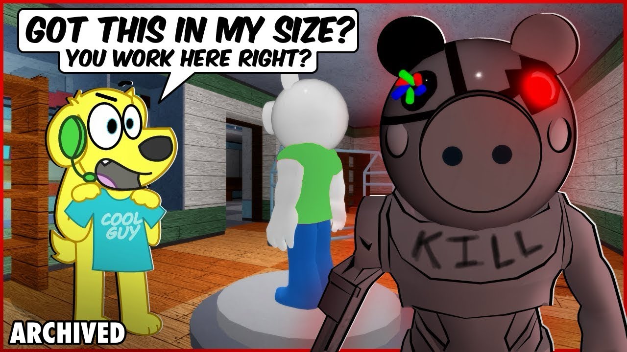 KILLER ROBOTS! Roblox PIGGY Chapter 10 - MALL [ARCHIVE]