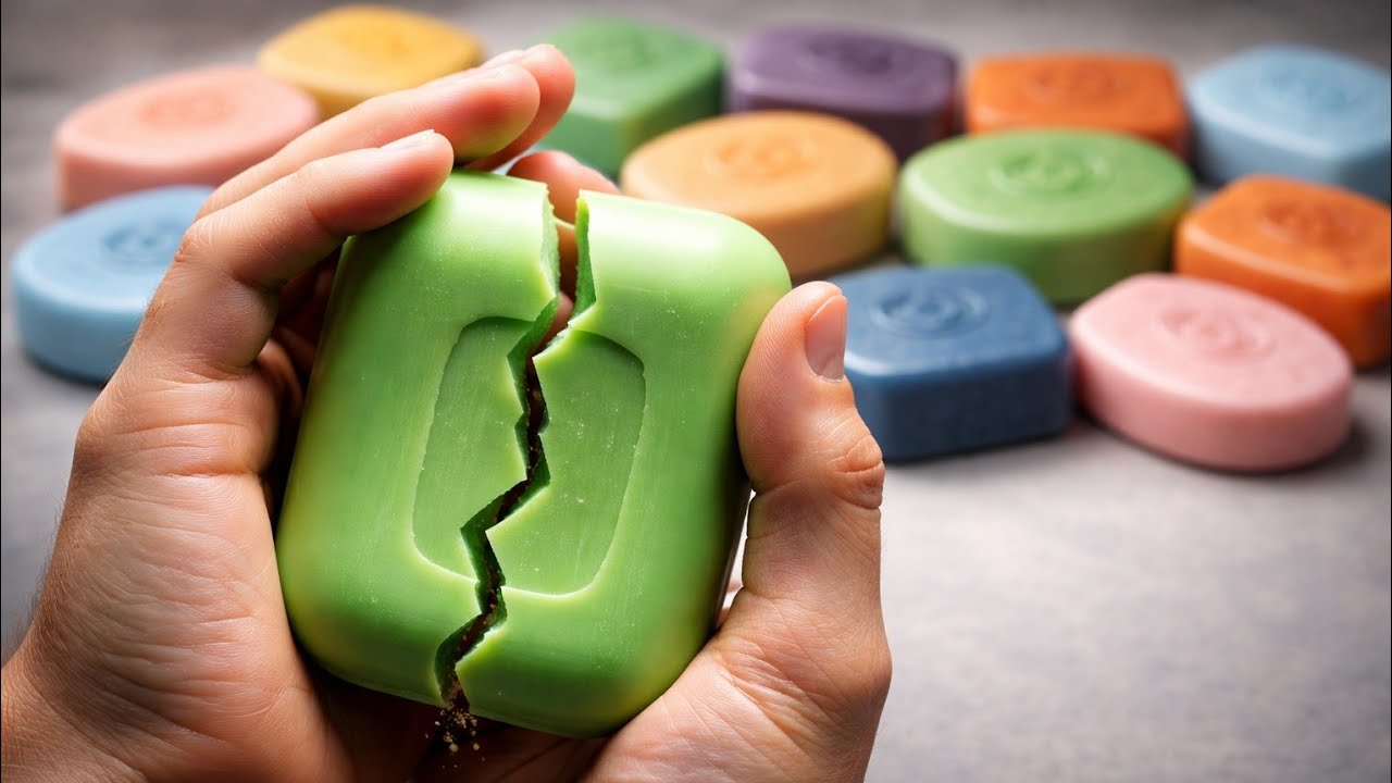 Oddly Satisfying Soap Cracking | ASMR 