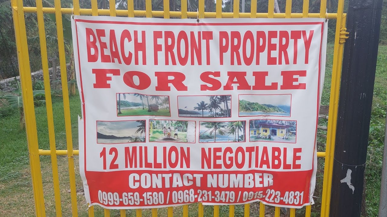 BEACH FRONT RESORT PROPERTY FOR SALE. DINGALAN, BGRY MATAWE