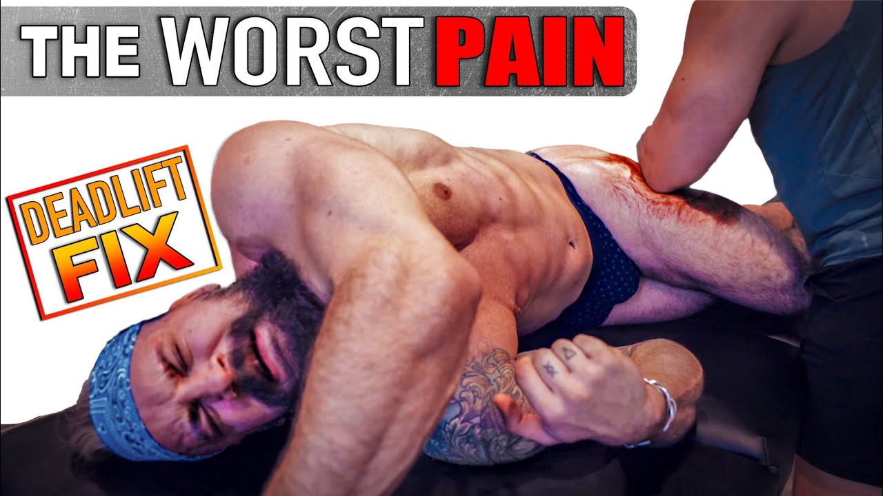 THE WORST PAIN ❗️ CHRONIC LOWER BACK PAIN When Deadlifting GONE! (Tutorial + Trigger Point Massage)