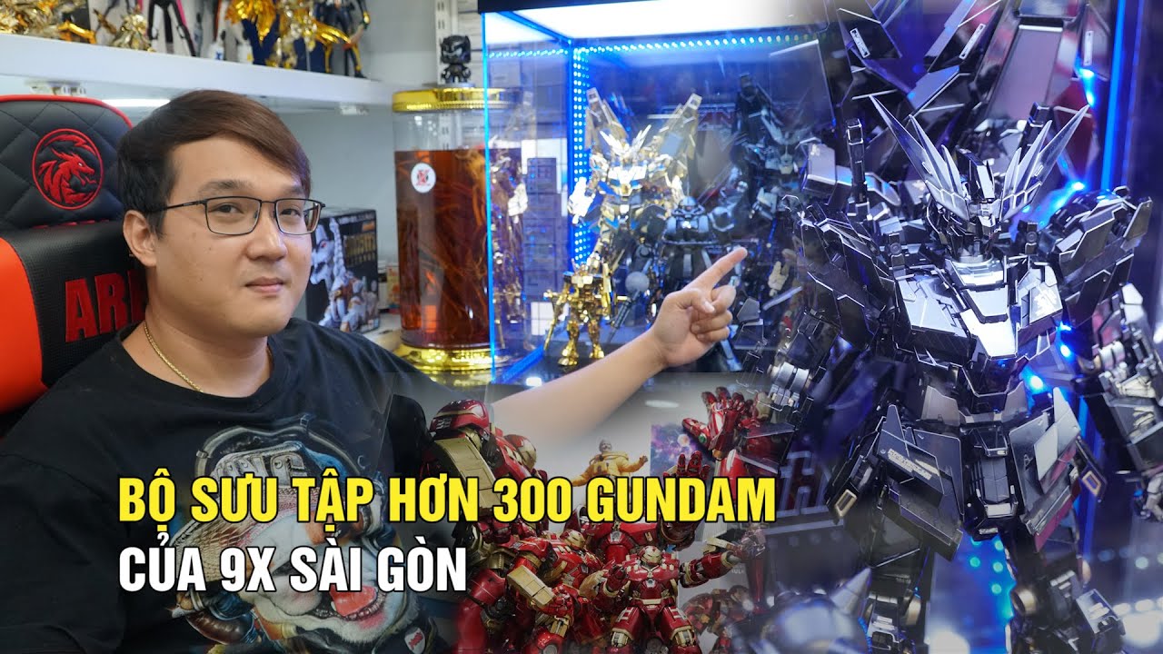 Bộ sưu tập hơn 300 Gundam hiếm có của 9X Sài Gòn khiến ai nấy trầm trồ