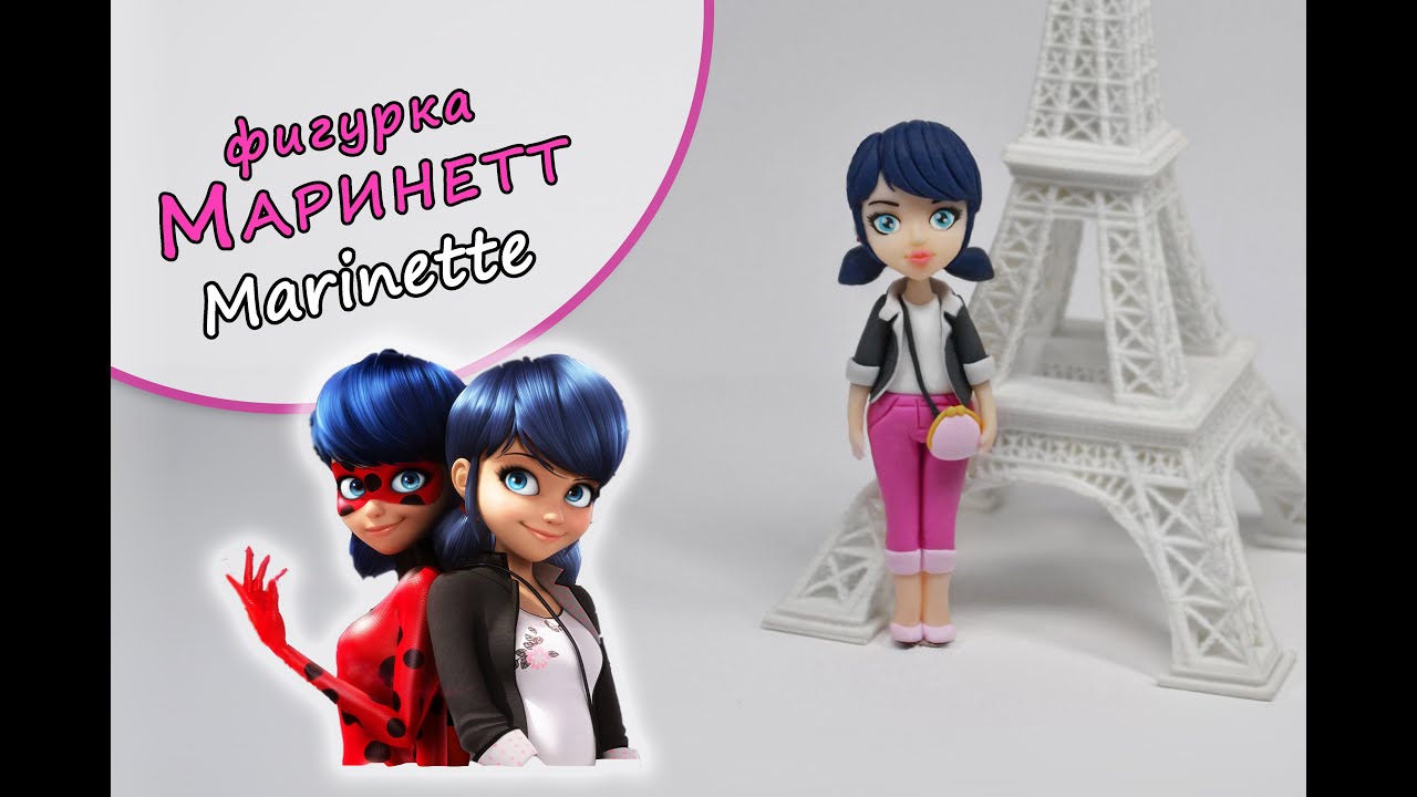 Фигурку Маринетт | ЧИБИ 🐞 Леди Баг, ladybug ❤️ Полимерная глина мастер класс ❤️ Ирина Иваницкая