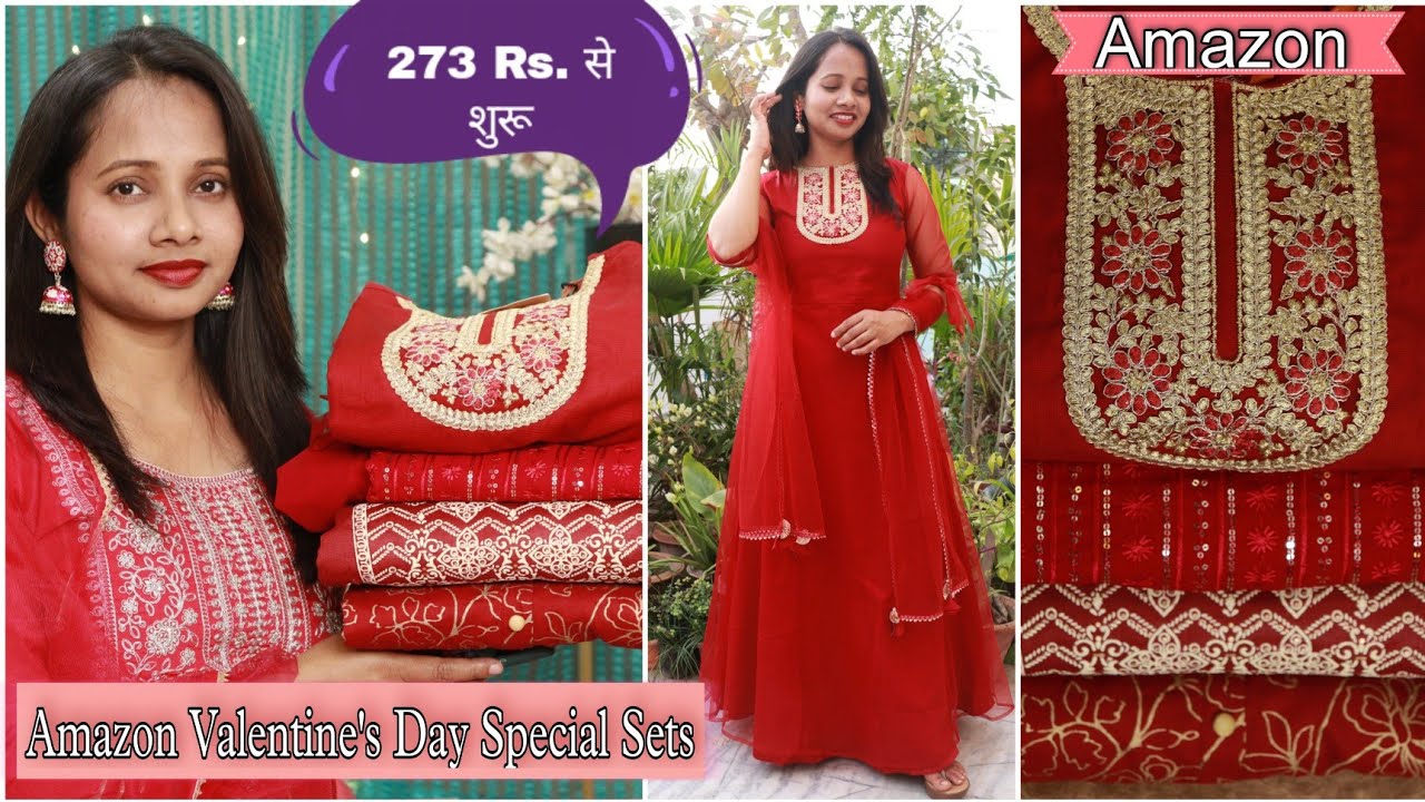 Amazon Party Wear Kurti/Kurta Sharara Set Haul Starting @ 273 Rs.| Ranjana R