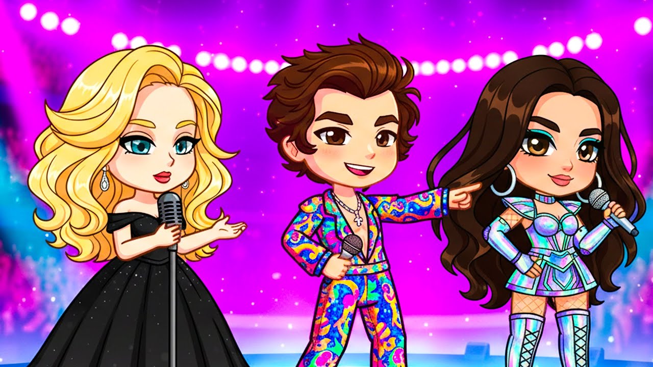 GUESS THE POPULAR CELEBRITY IN GACHA FORM | HARRY STYLES, TAYLOR SWIFT, ADELE