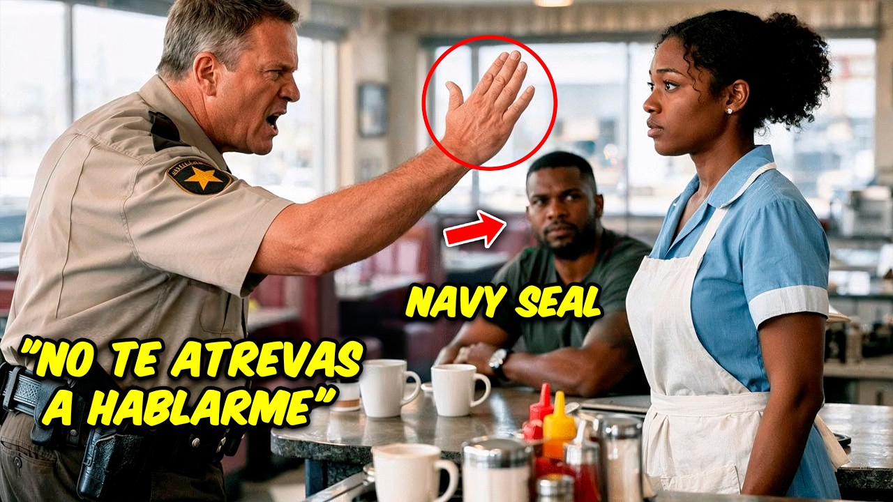 El Sheriff Corrupto Abofeteó A Una Camarera Negra — Sin Saber Que Un Navy SEAL Estaba Observando