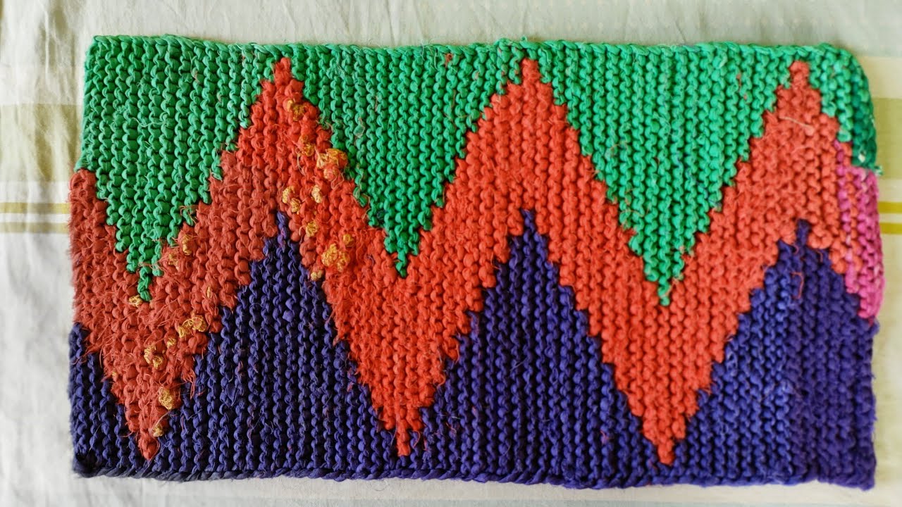 Three color paydan design | पुरानी साड़ी से पायदान बनाए | VMSH creation