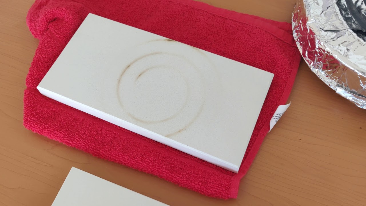 Prueba de resistencia al calor de Neolith versus Cuarzo caesarstone