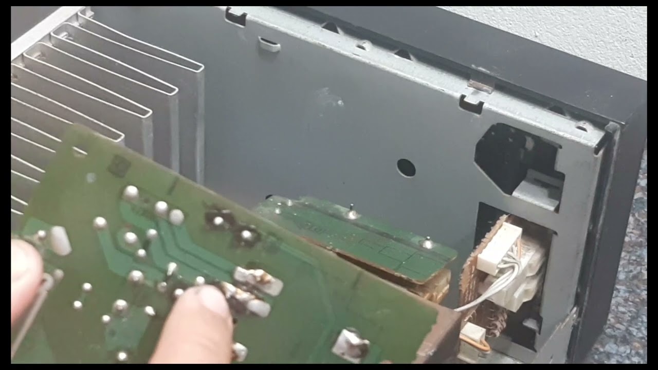 sửa amply sony nhật nội địa nhật 100v.lỗi rơle mở nguồn chính lỗi nhảy lạch cạch.hỏng ic khuyển