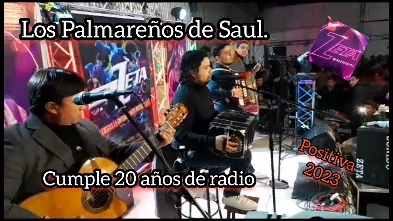 LOS PALMAREÑOS DE SAUL 2023. cumpleaños nmro. 20 de la RADIO POSITIVA de Río Viejo.