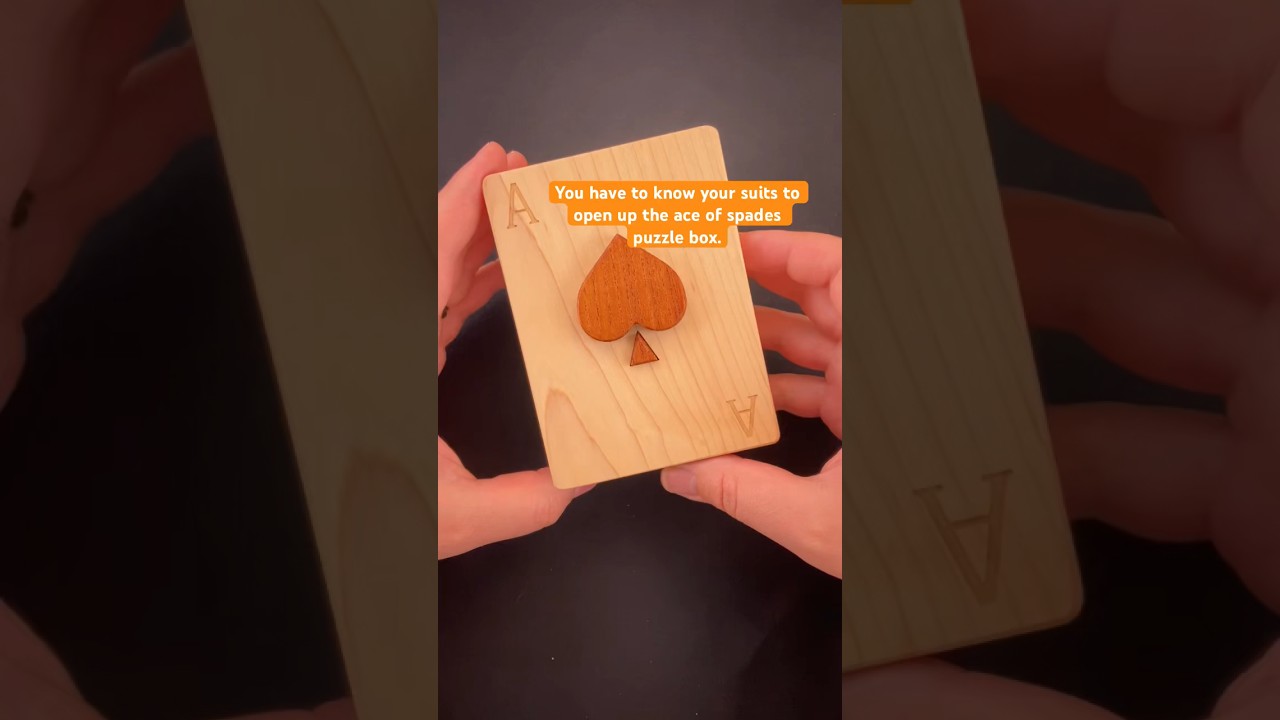 Know your suits to open up the Karakuri Fortune Cards puzzle box. #puzzlesolving #puzzles