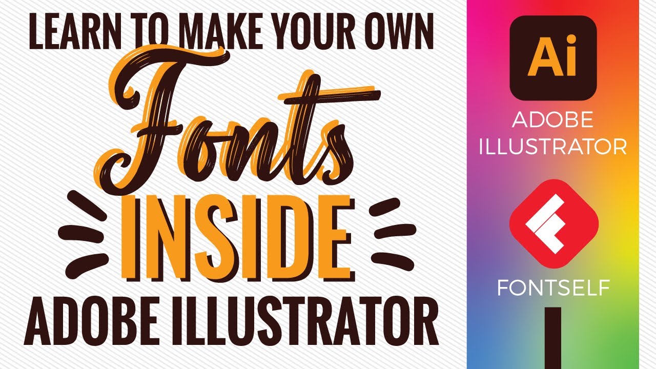 Создайте свой собственный шрифт в Illustrator! Как использовать Fontself Maker в Adobe Illustrator