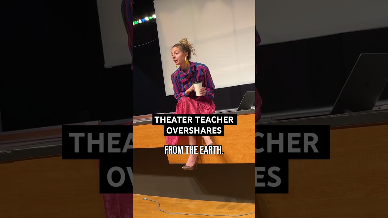 she&rsquo;s been arrested many times #americanhighshorts #theater #theaterteacher #theaterkids #schoollife