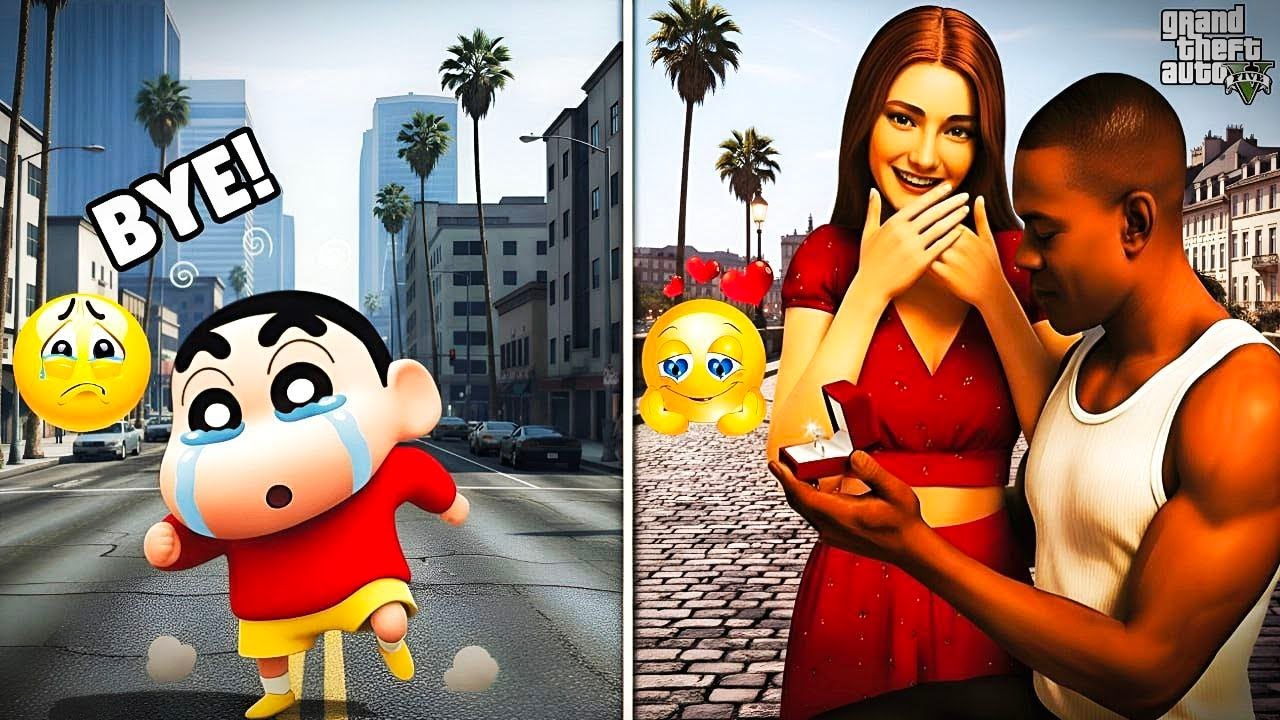 GTA 5: Shinchan Leaves Asuran & Anjala | Anjala Angry on Shinchan | Tamil Mod Gameplay Story