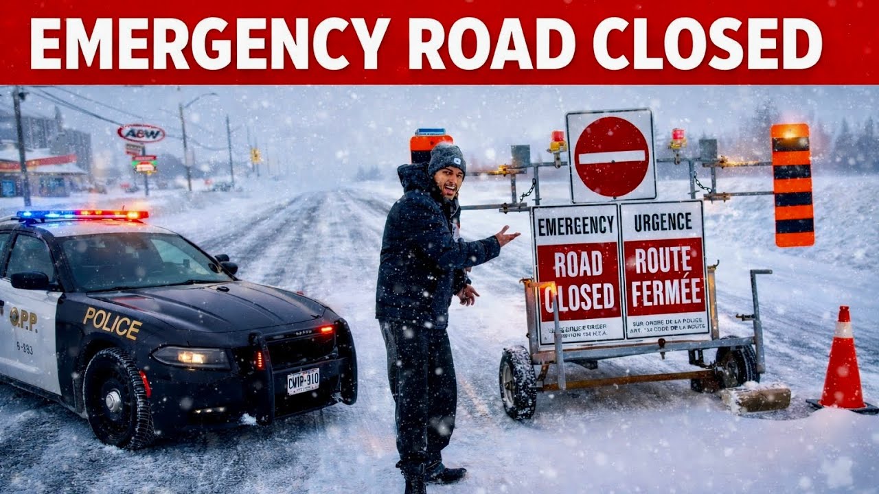 Dangerous snow storm in Canada 🇨🇦 | burree fass gaye 😥