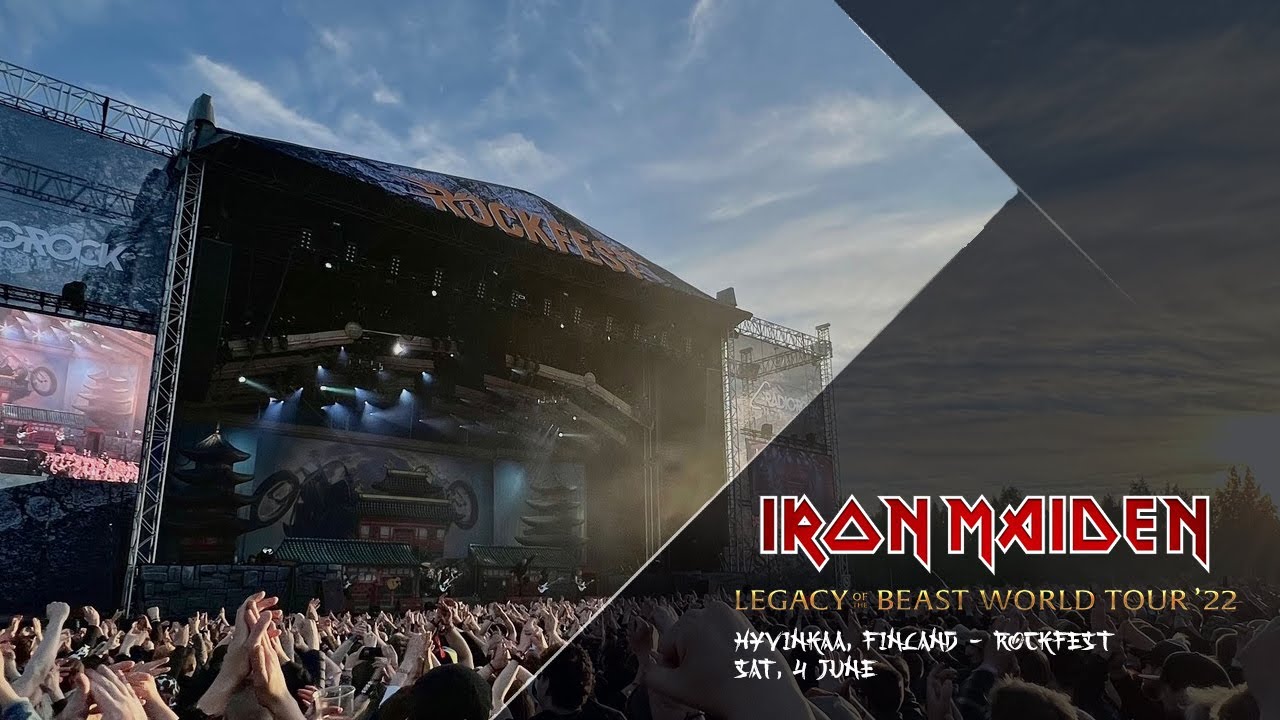 Iron Maiden - Legacy of the Beast 2022 - Rockfest, Finland - Full Show