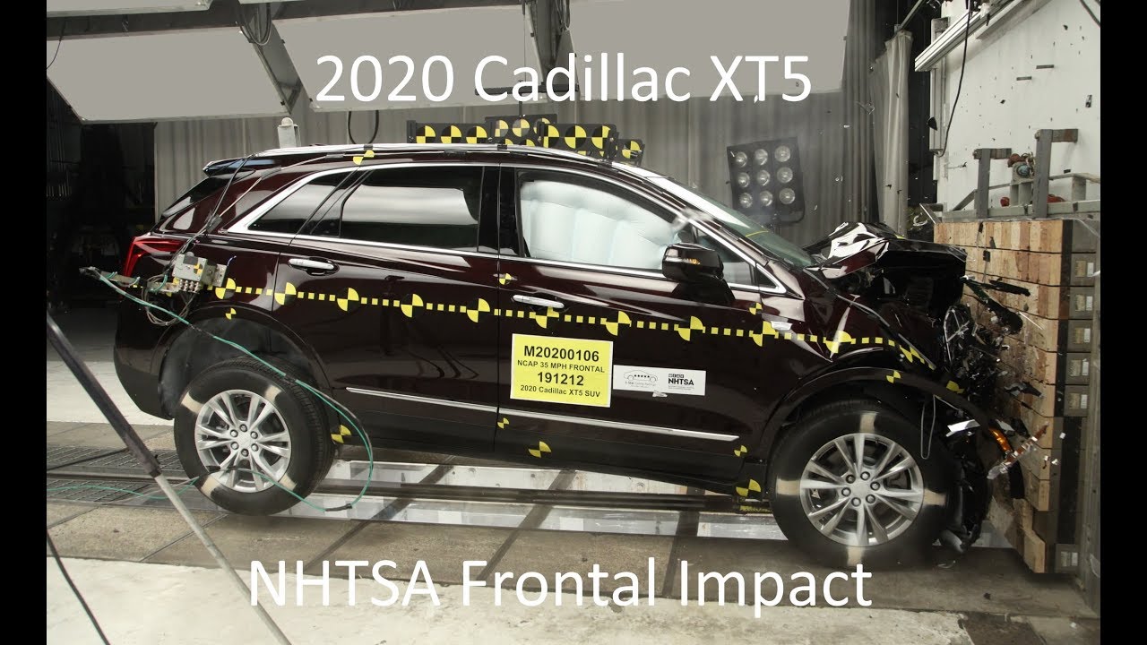 2020-2021 Cadillac XT5 NHTSA Frontal Impact