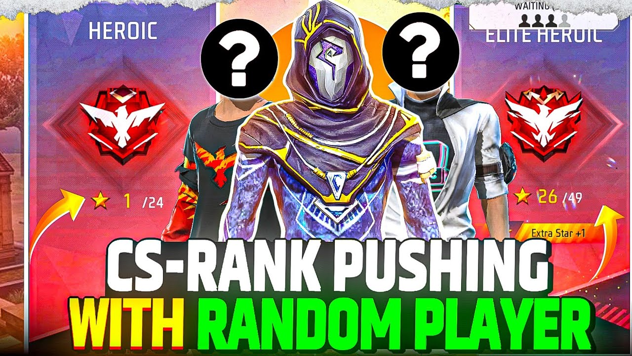CS Rank Pushing With Random Players 😍