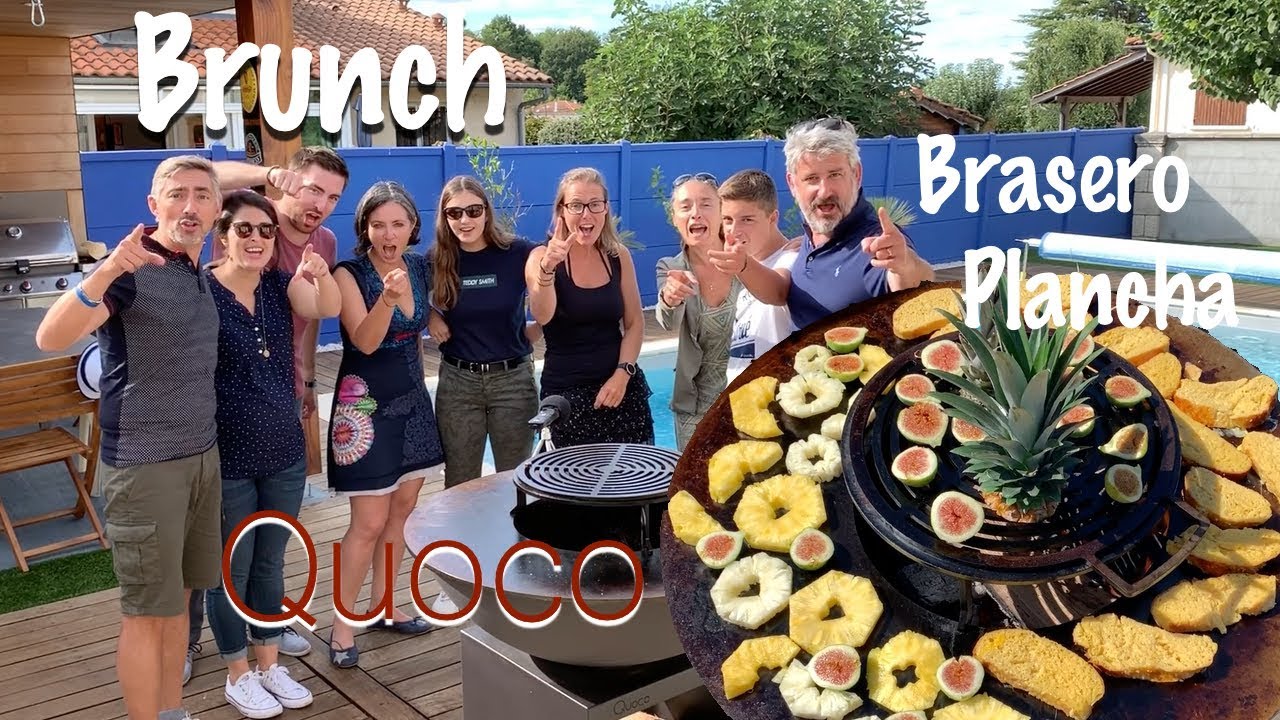 Brunch au barbecue brasero plancha Quoco