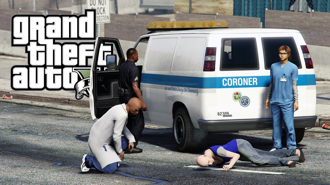 GTA 5 LSRD #3 - CORONER! (Cartella medica, Obitorio...)