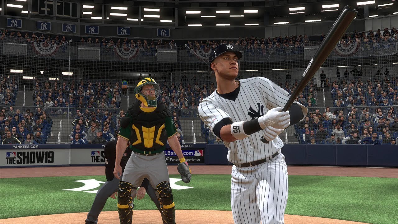 MLB The Show 19 Gameplay - New York Yankees vs Oakland Athletics Postseason Mode – Full Game MLB 19