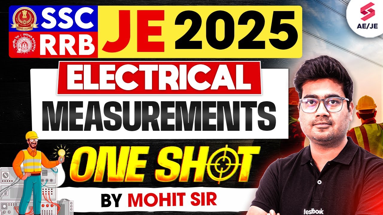 Measurements for SSC JE/ RRB JE 2025 | SSC JE/ RRB JE Electrical Classes by Mohit Sir