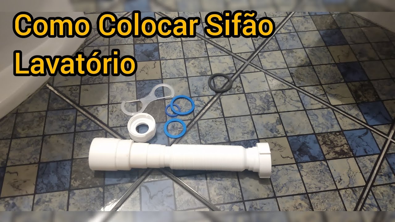 Como instalar Sifão na Pia do Banheiro