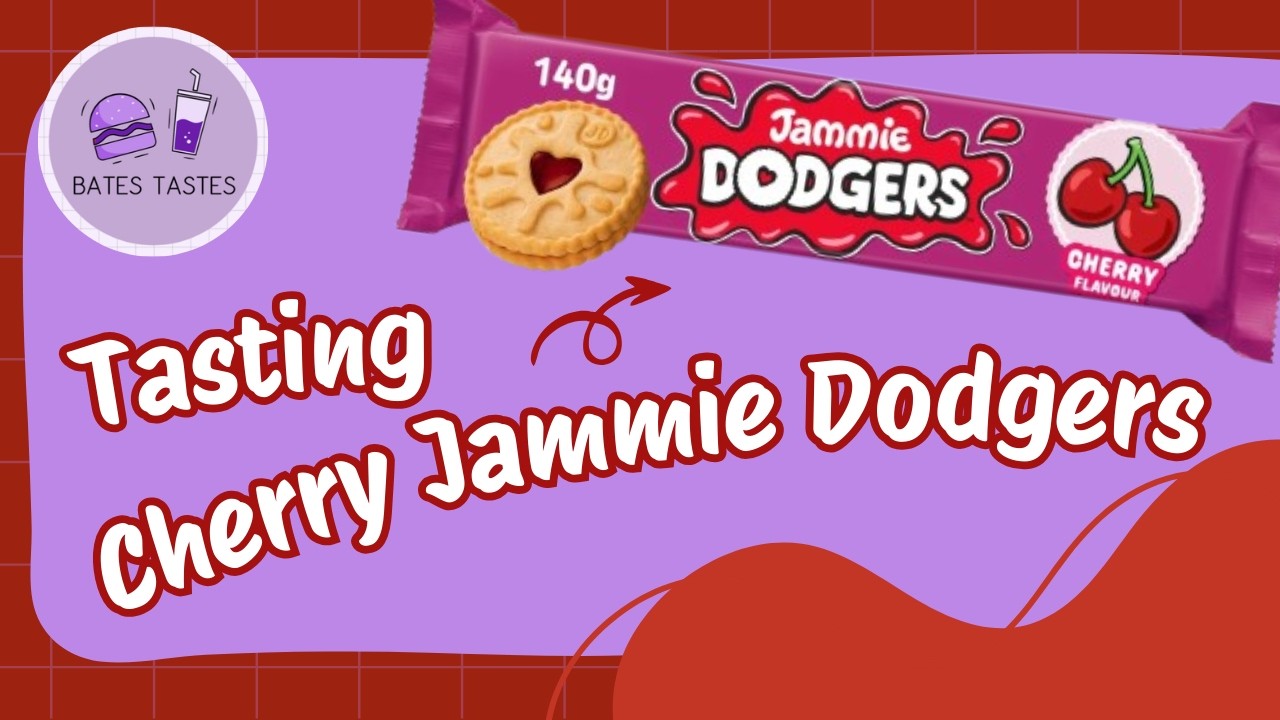 Trying Cherry Flavoured Jammie Dodgers