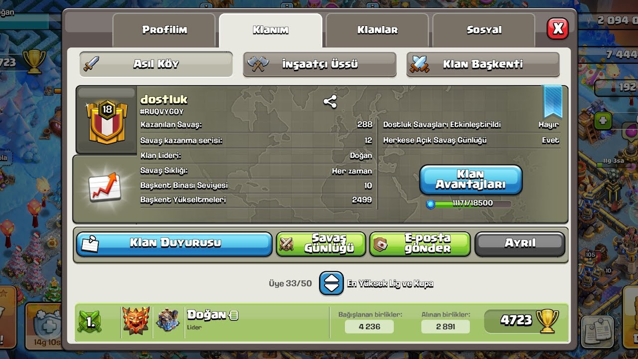 12.Seri Klan Savaşları ⚔️ (Clash of Clans)