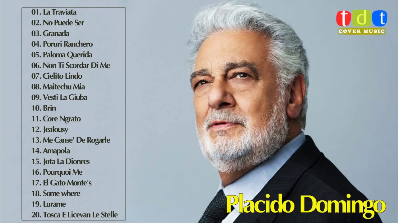 Placido Domingo Greatest Hits Live 2018   The Best Of Placido Domingo Playlist