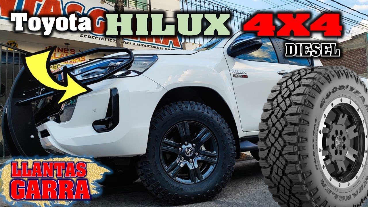 Goodyear Wrangler Duratrack Mud Terrain en una Toyota Hilux Diesel 4x4 2023