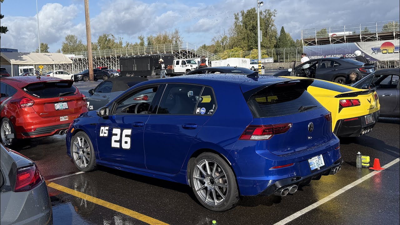 OR SCCA Solo Event #15 - PIR - Oct 19 2025- DS Mk8 Golf R - Best Run -  Dragy Lap