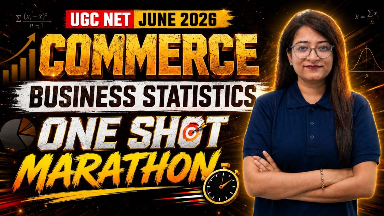 UGC NET Commerce | Business Statistics UGC NET Commerce Marathon | Complete UGC NET Commerce Unit  5