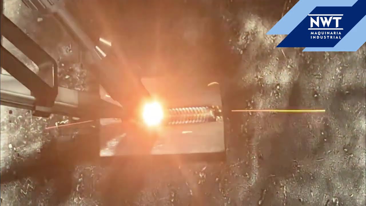 Soldadora laser con doble devanador
